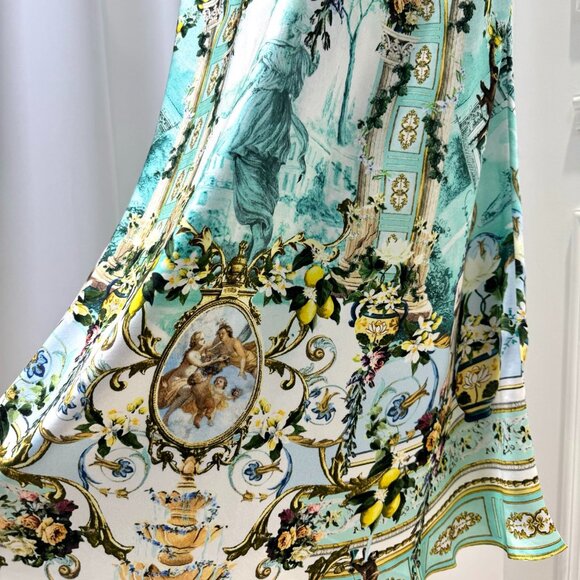 CAMILLA + The White Lotus crystal-embellished printed silk maxi dress - Picture 9 of 13